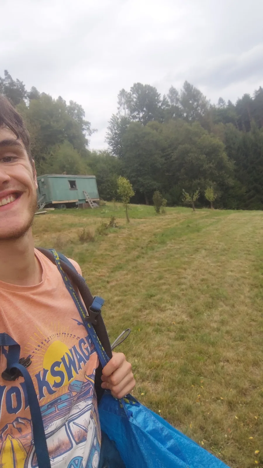 Filip během zářijového pobytu v přírodě